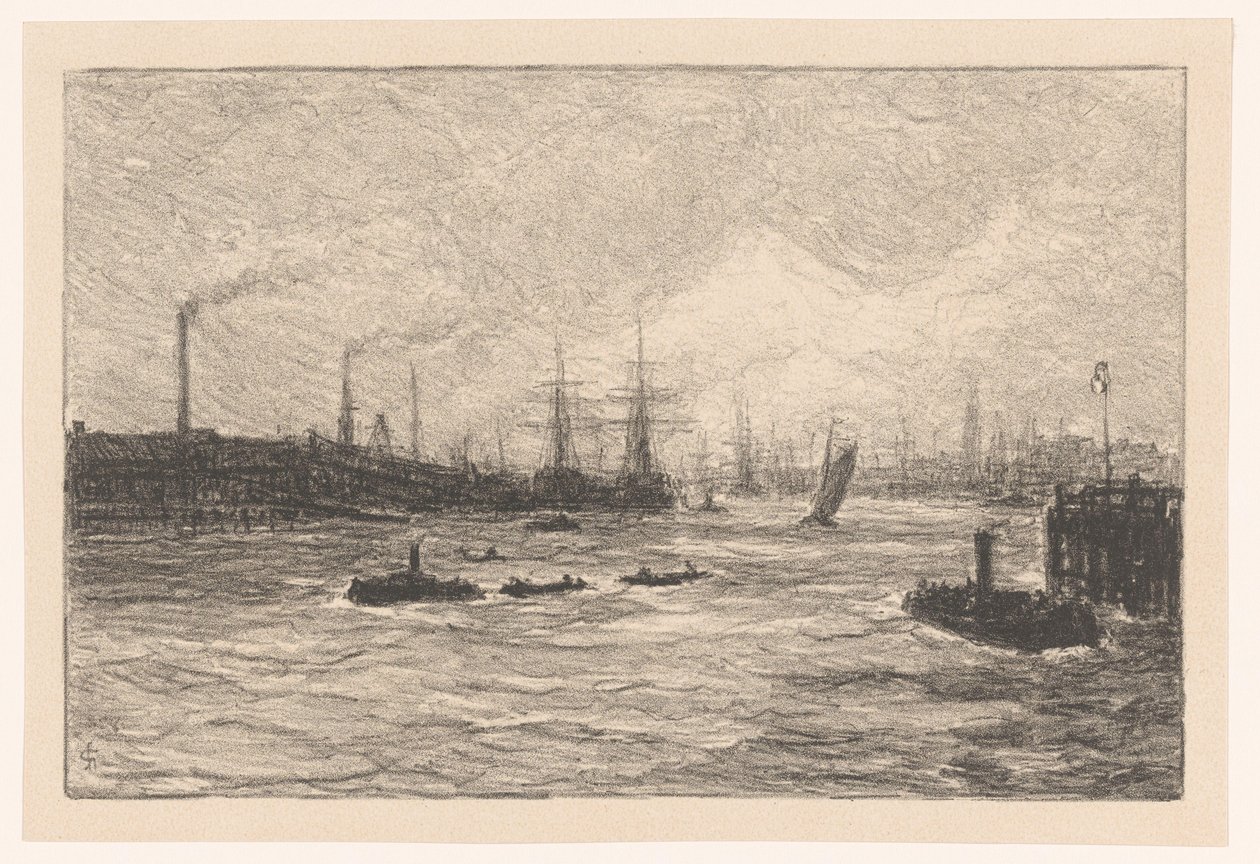 Hamburg Limanı by Carel Nicolaas Storm van 