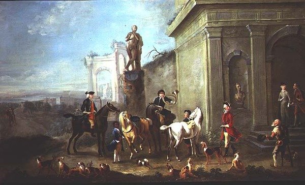 Av için hazır by Carel van (attr. to) Falens or Valens