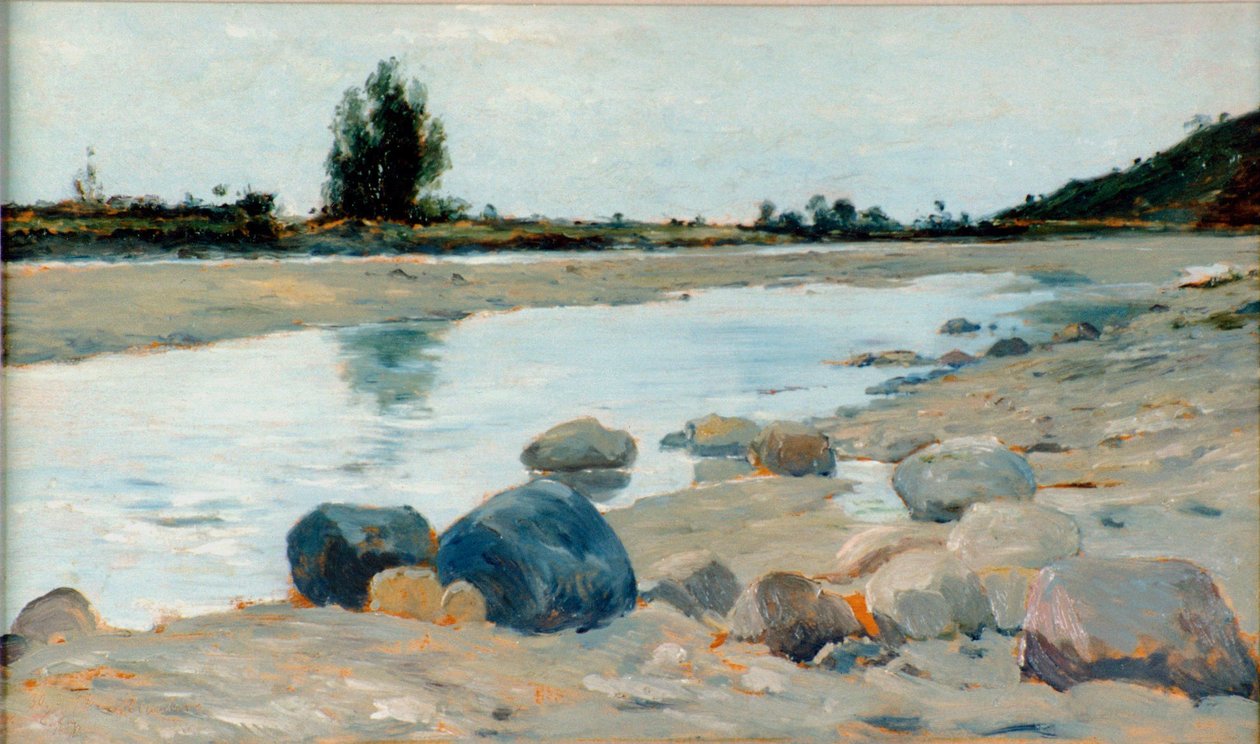 nehir manzarası by Carl Arp