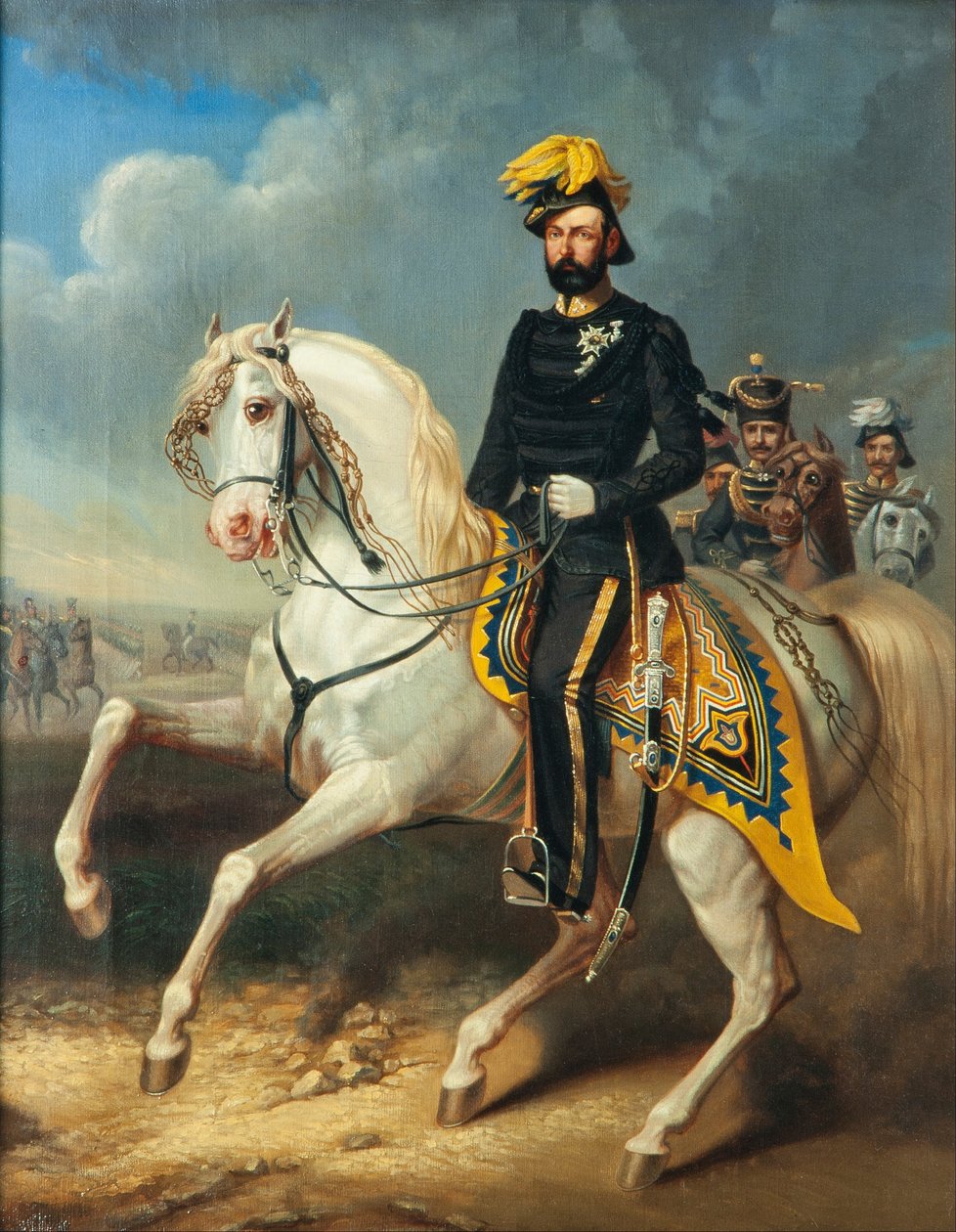 Karl XV, İsveç ve Norveç Kralı 1860-1872 by Carl Fredrik Kiörboe