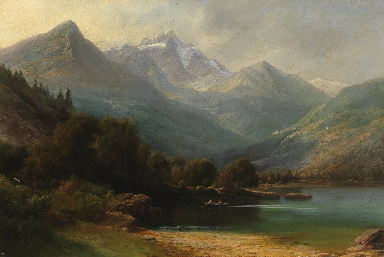 Bernina Sıradağları (Graubünden) ile Lago di Poschiavo
