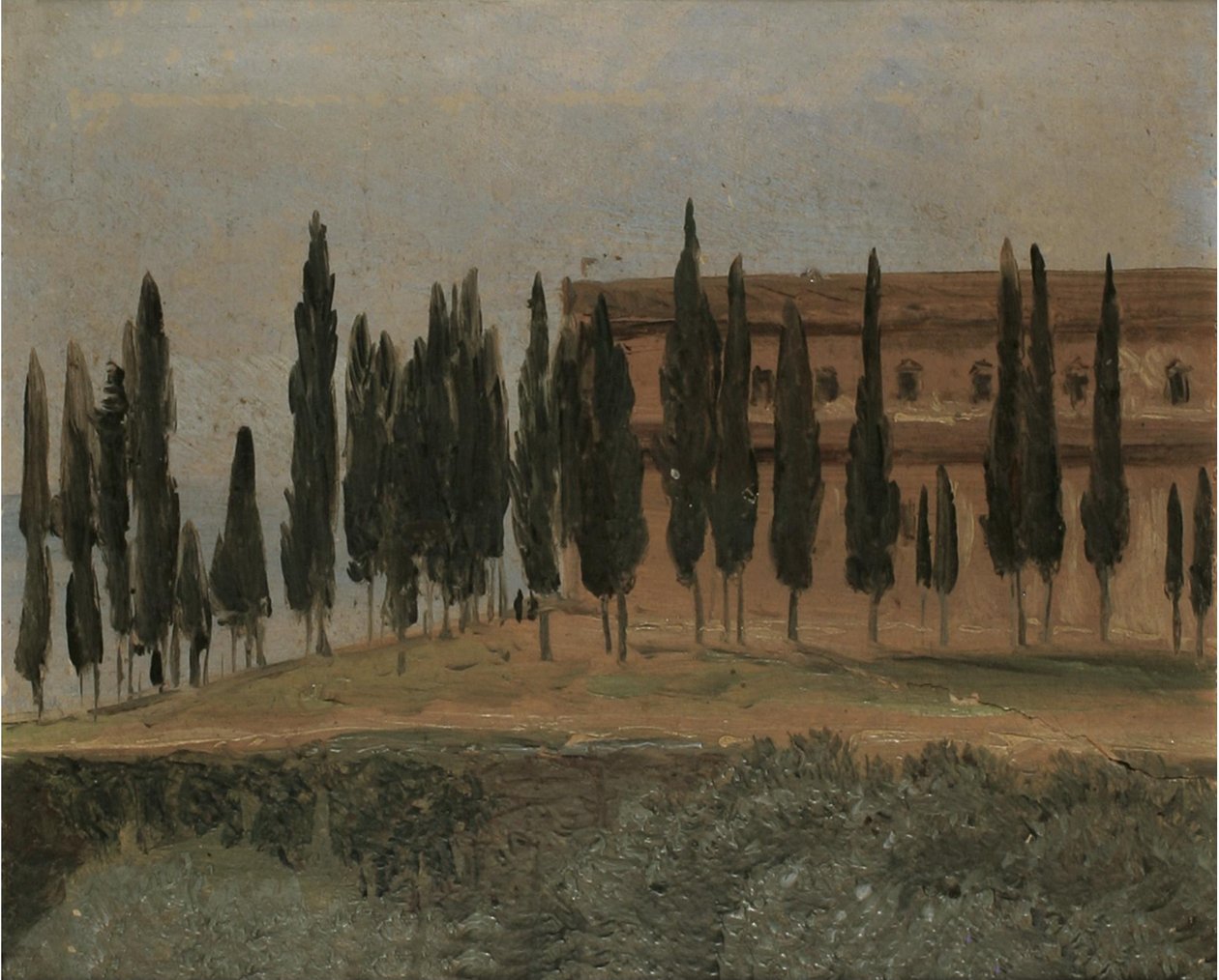 Floransa yakınlarındaki Monte Oliveto Manastırı by Carl Gustav Carus
