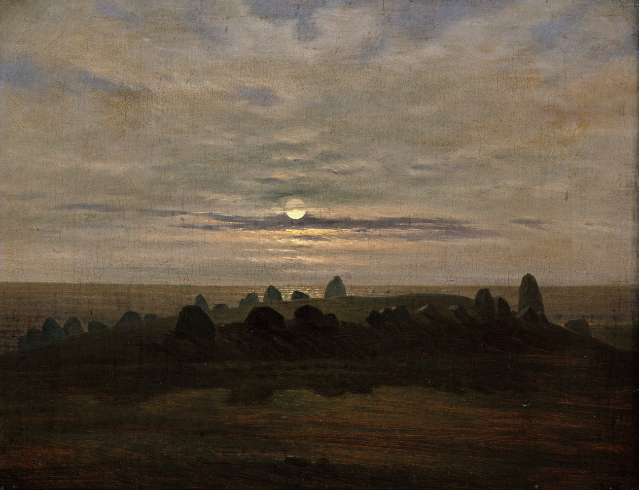 Taş Devri Höyüğü by Carl Gustav Carus
