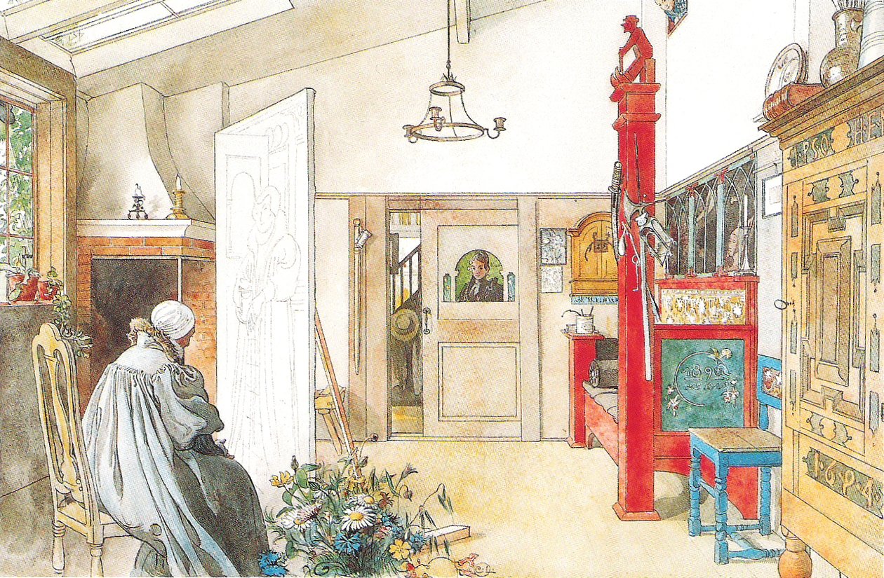 Stüdyo, ikinci yarı by Carl Larsson