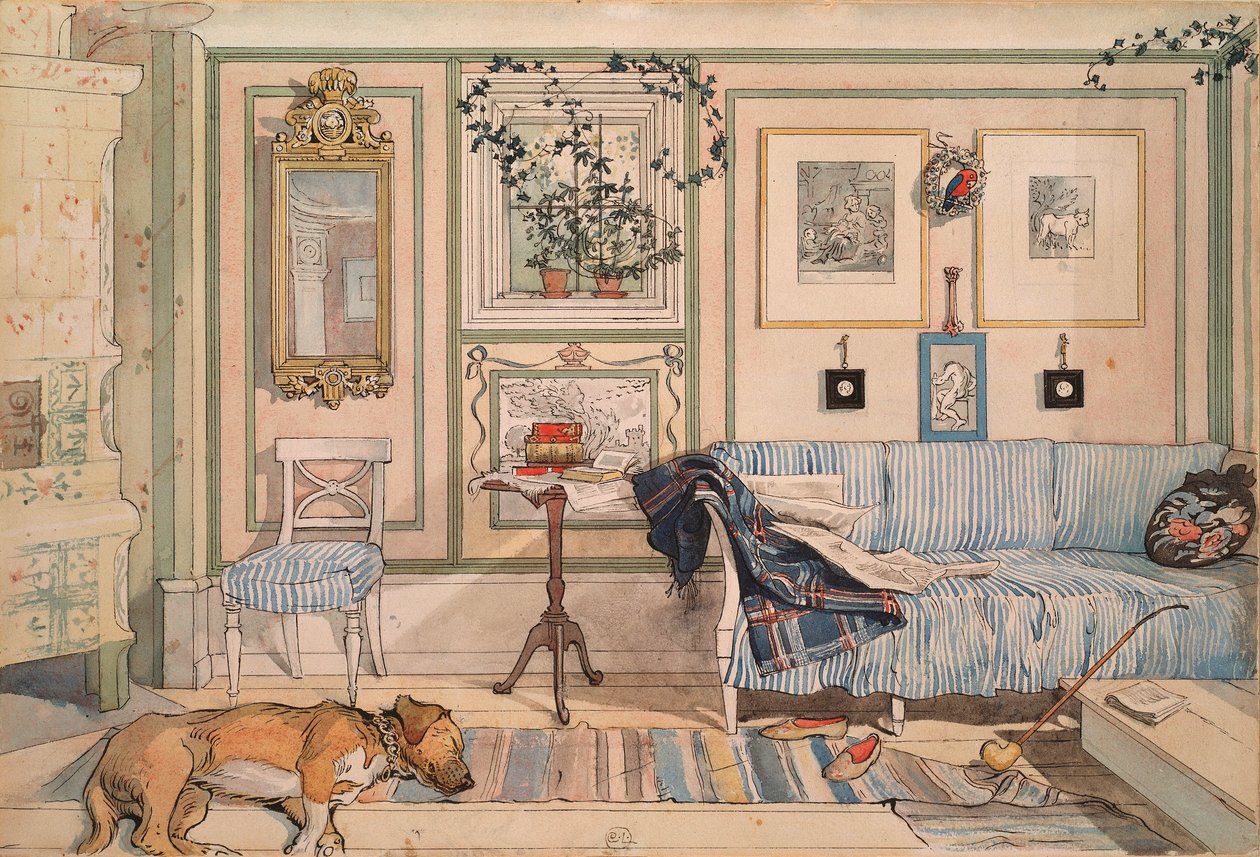 Rahat Köşe by Carl Larsson