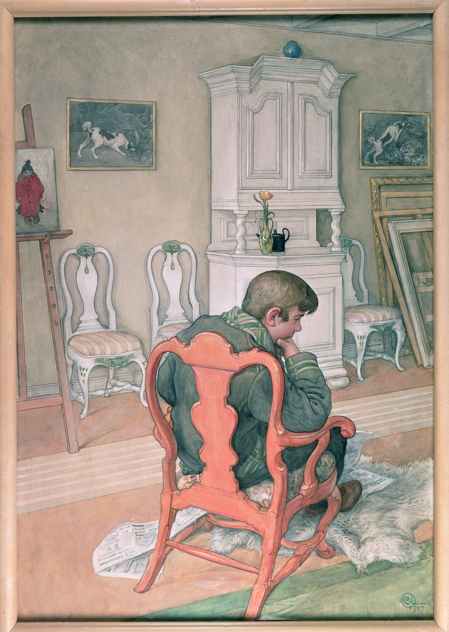 Esbjorn İyileşme by Carl Larsson