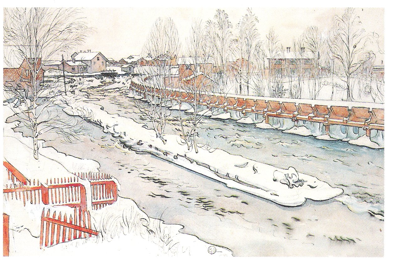 Bir ev by Carl Larsson