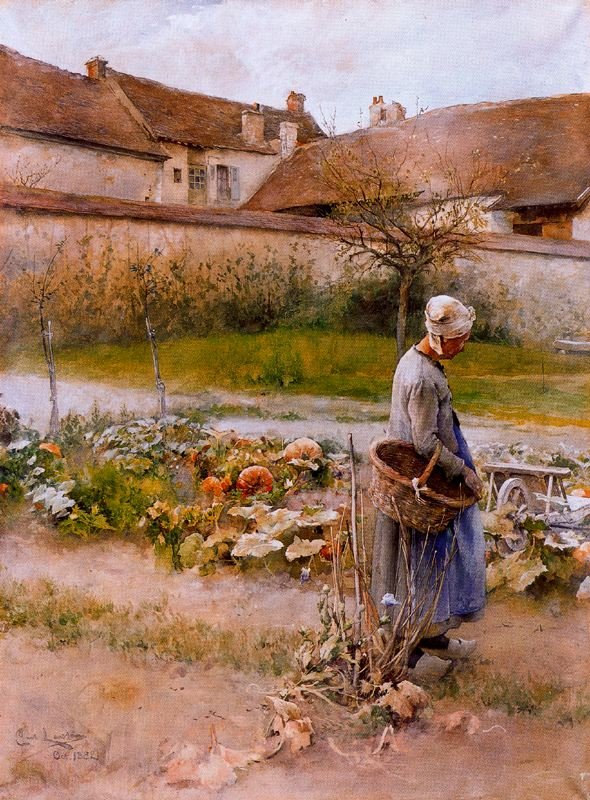 bahçedeki kadın by Carl Larsson