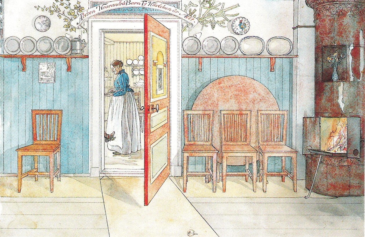 Yaşlı Anna by Carl Larsson