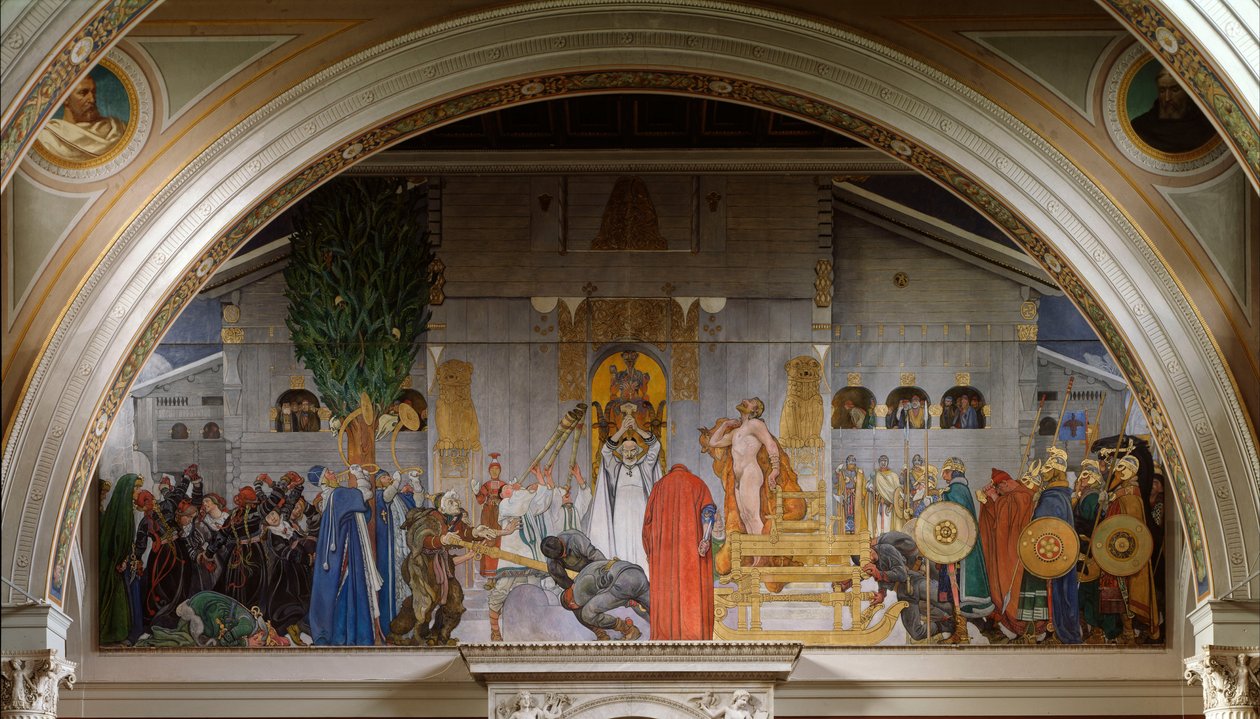 Kış Ortası Kurbanı by Carl Larsson