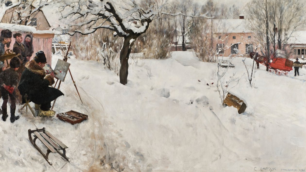 Açık Hava Ressamı. Åsögatan 145, Stockholm