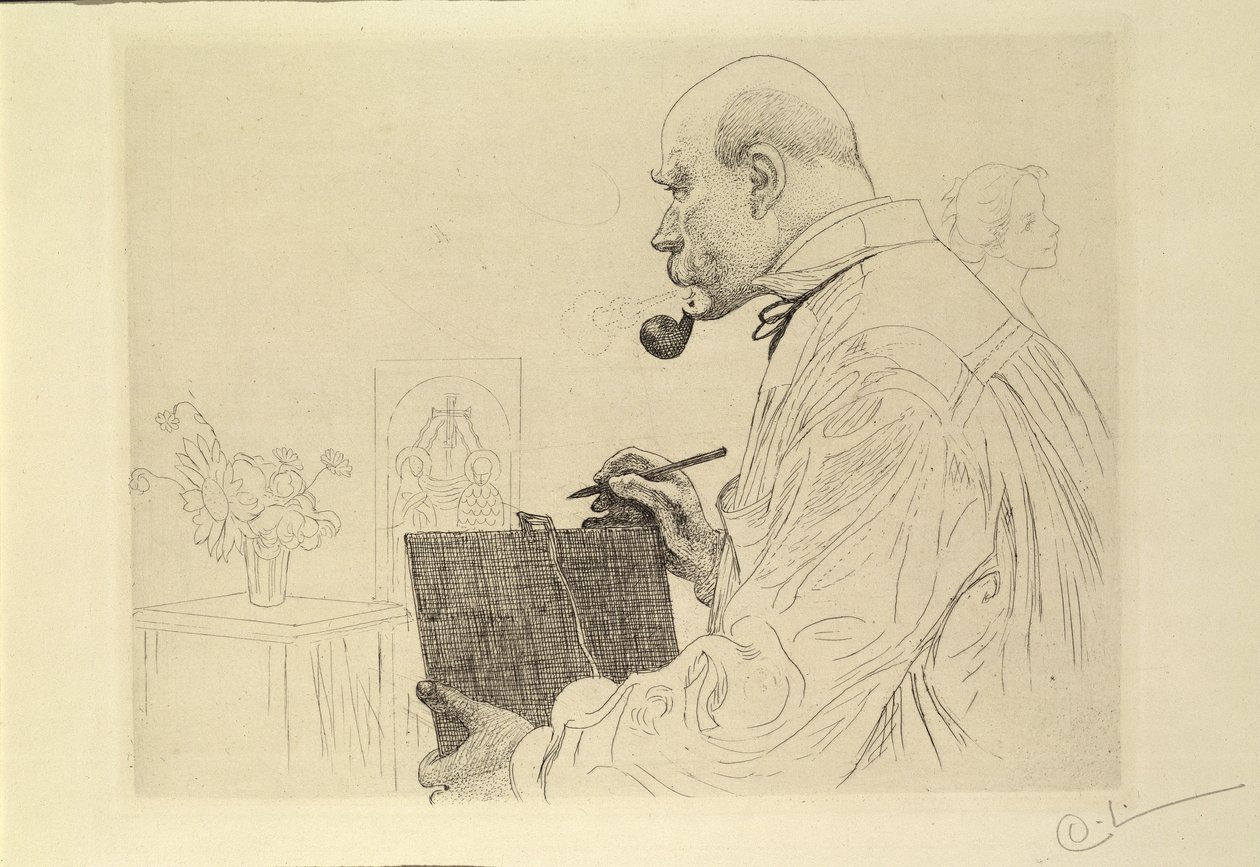 Otoportre, c.1912 by Carl Larsson