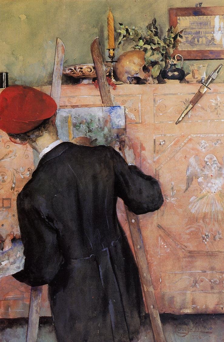 Natürmort Ressamı by Carl Larsson