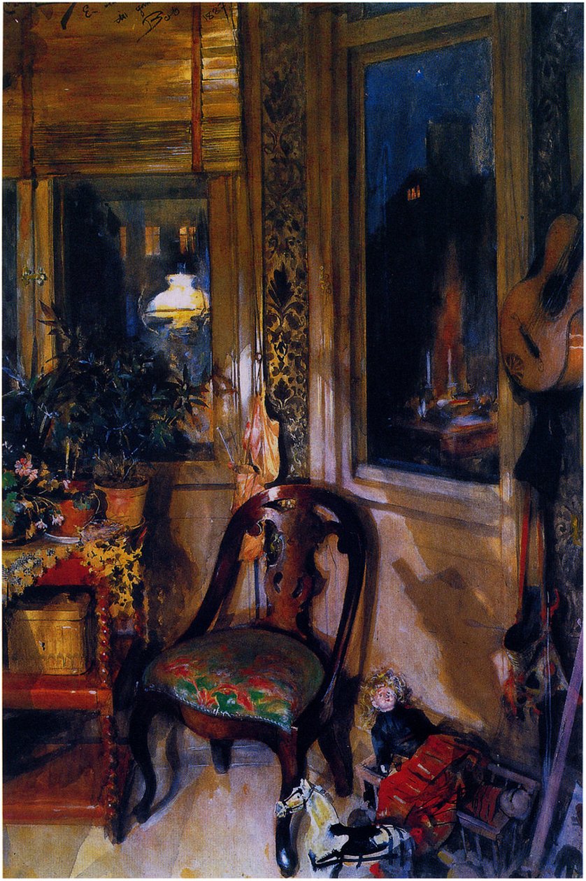 Oyuncak Köşesi by Carl Larsson