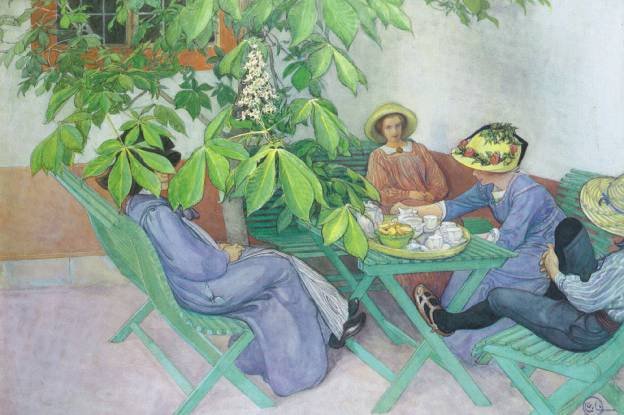 kestane ağacının altında by Carl Larsson