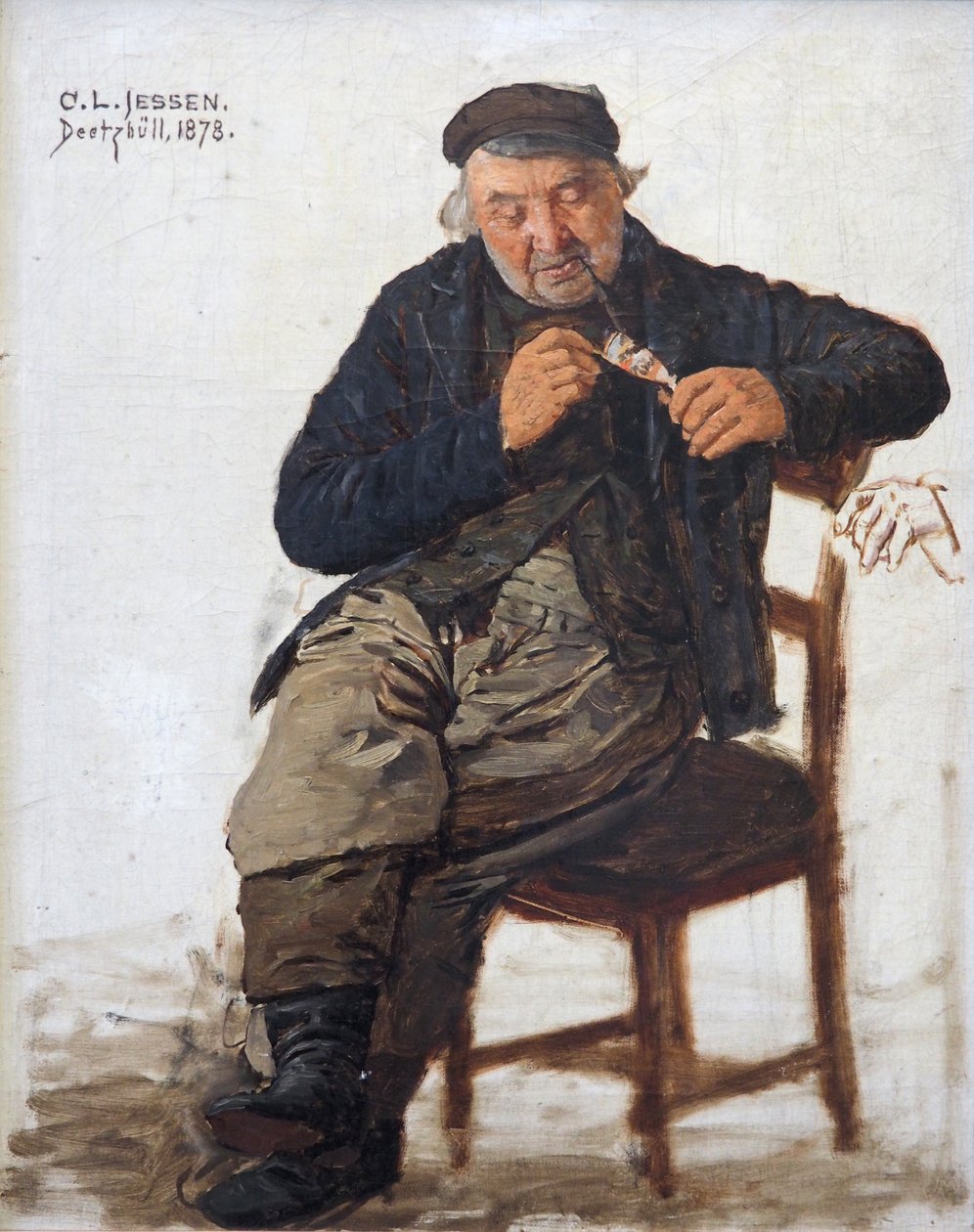 Portre çalışması by Carl Ludwig Jessen