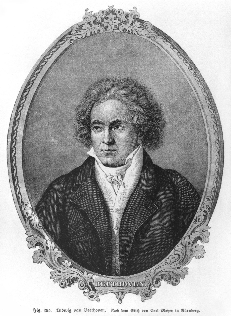 Ludwig van Beethoven (1770-1827) by Carl Mayer