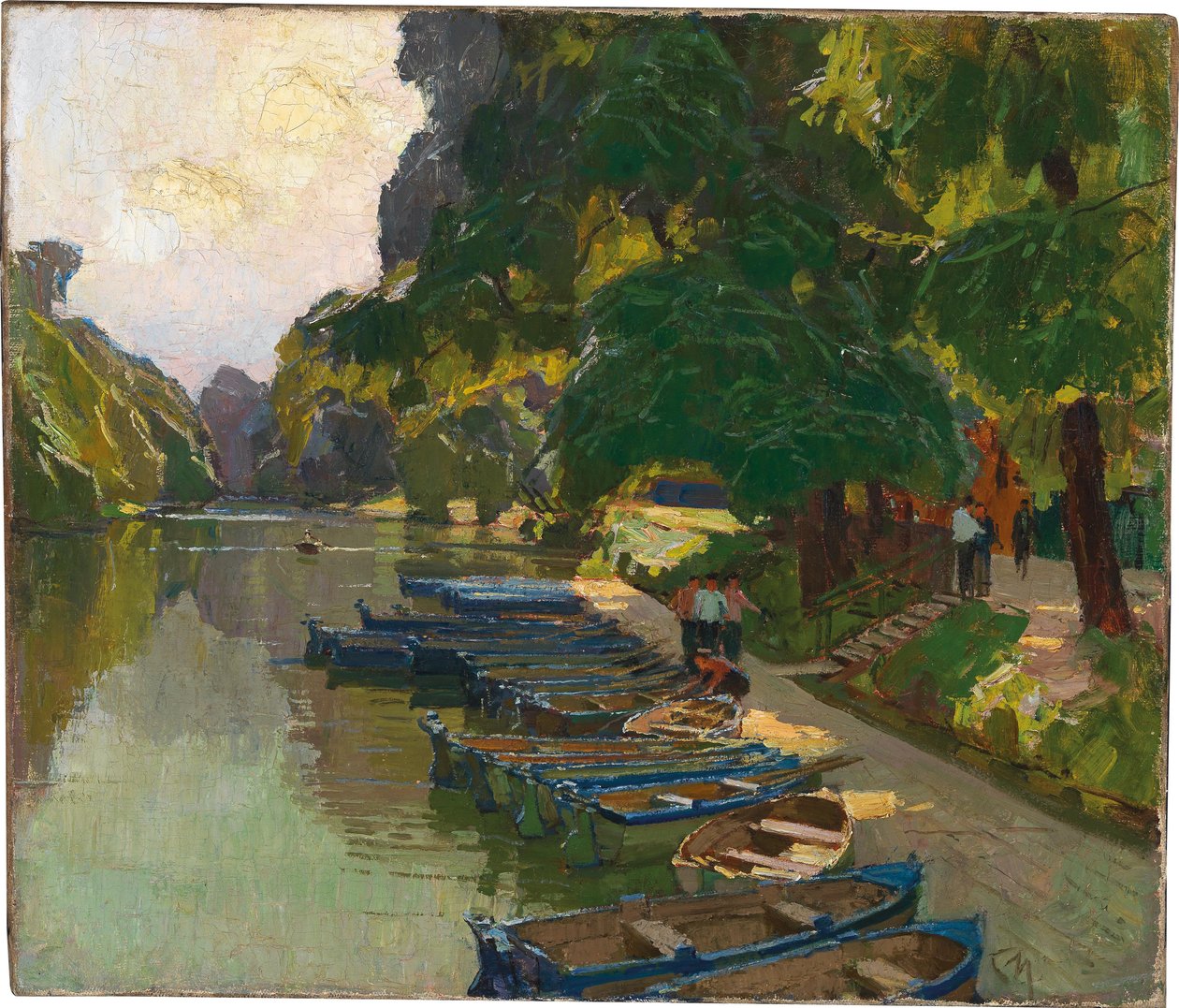 Viyana Prater I. by Carl Moll