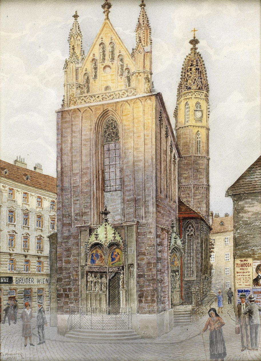 Maria am Gestade Kilisesi, Viyana by Carl Pekarek