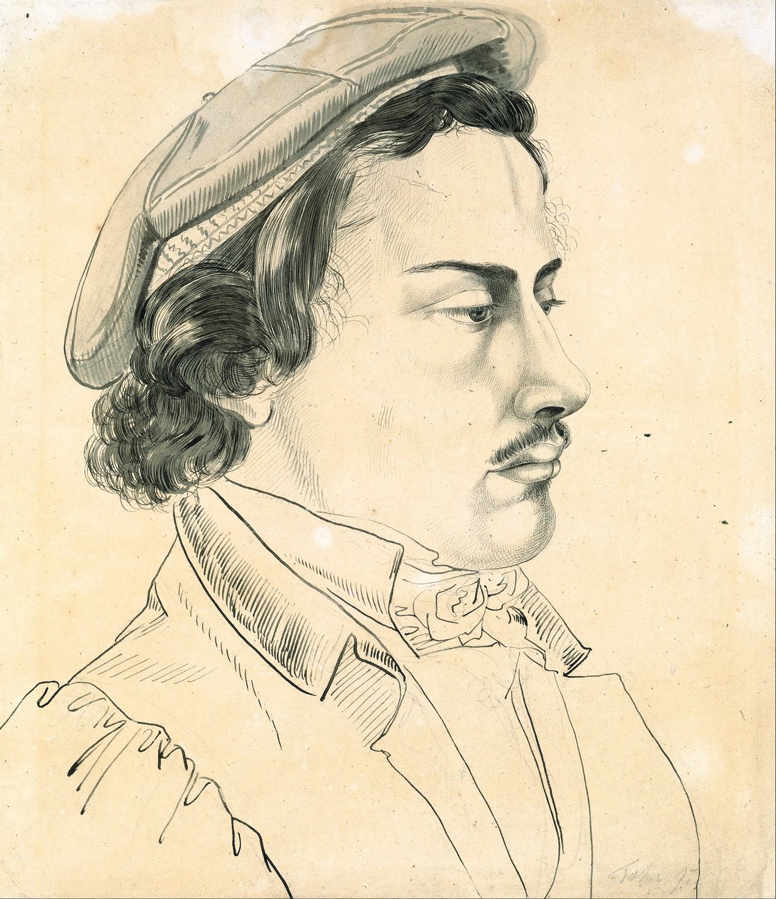 Bir Öğrencinin Portresi by Carl Philipp Fohr