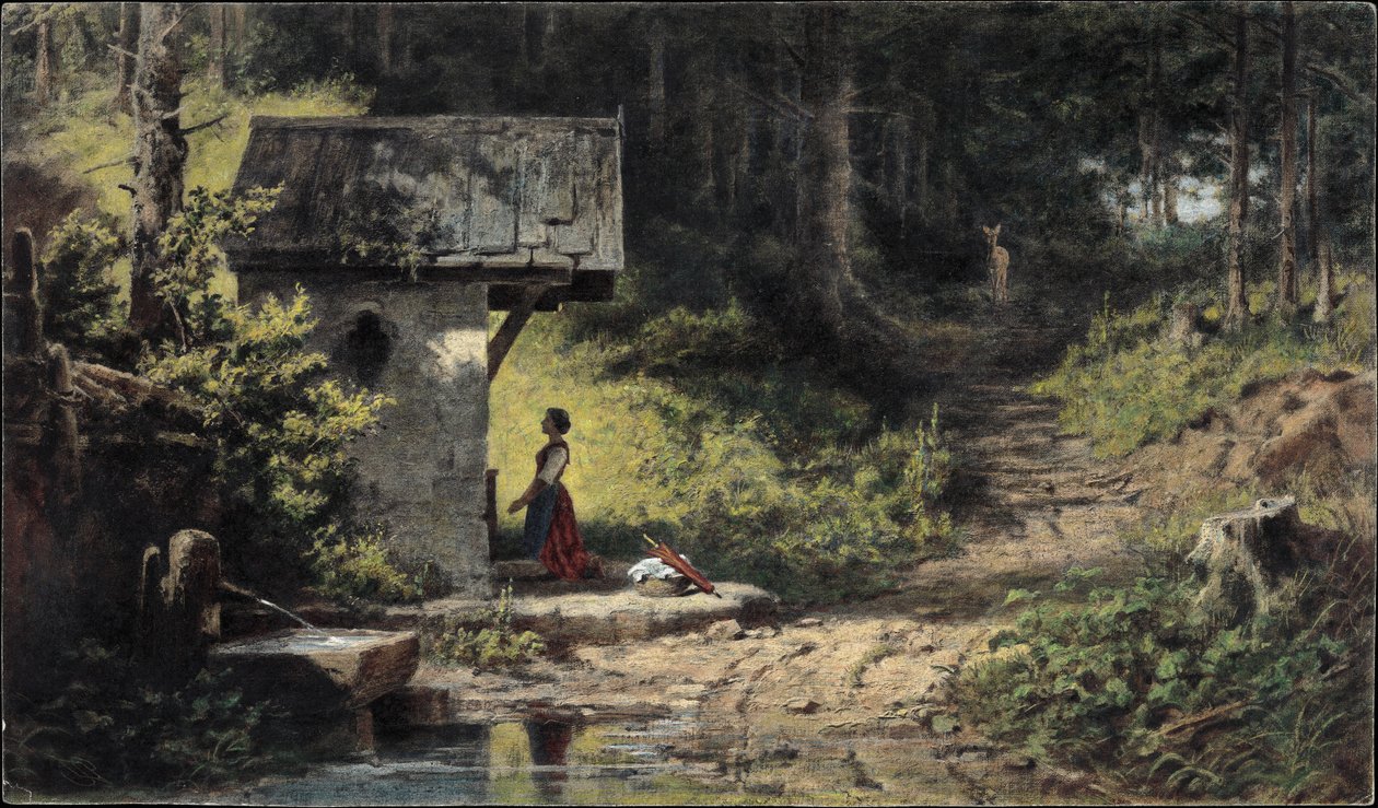 Ormandaki Şapel by Carl Spitzweg