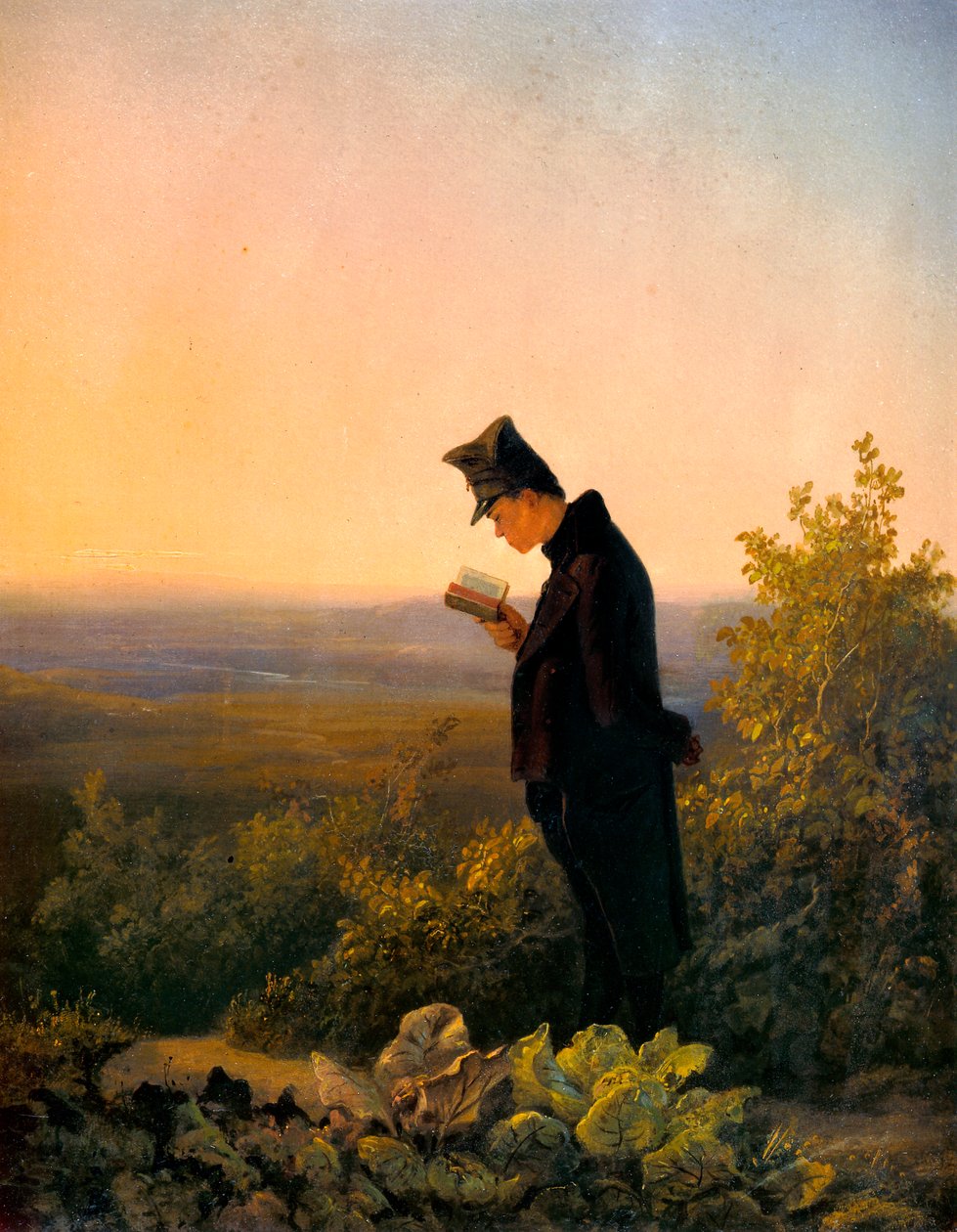 akşam özeti by Carl Spitzweg