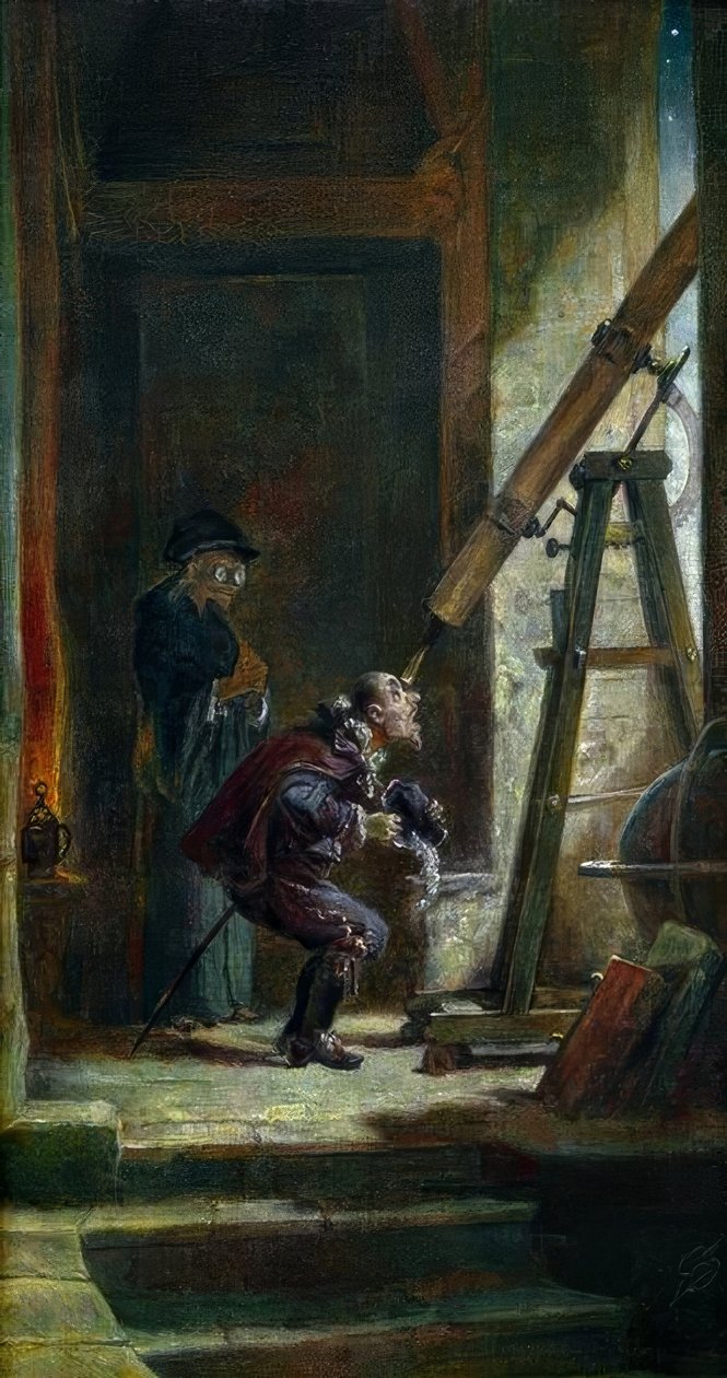 astrolog by Carl Spitzweg
