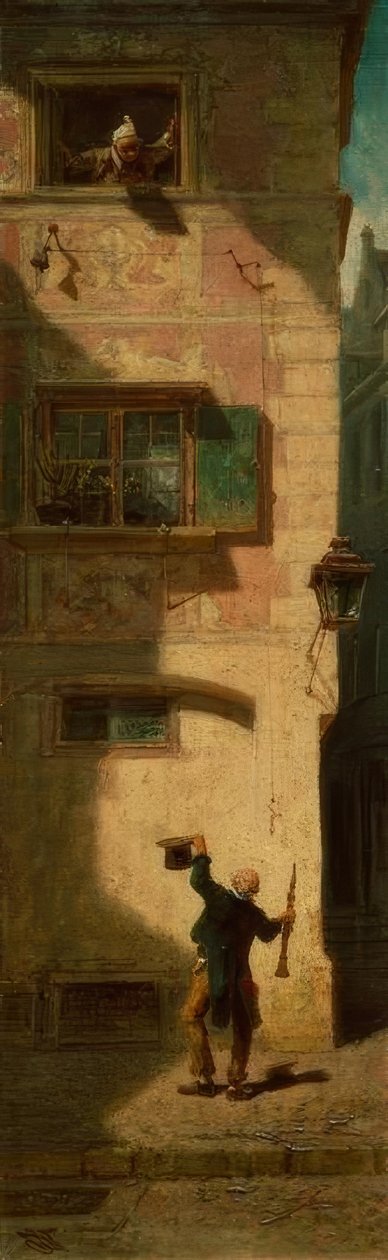 dilenci müzisyen by Carl Spitzweg