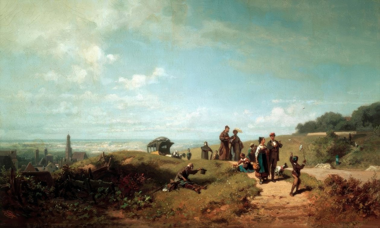 Pazar yürüyüşü by Carl Spitzweg