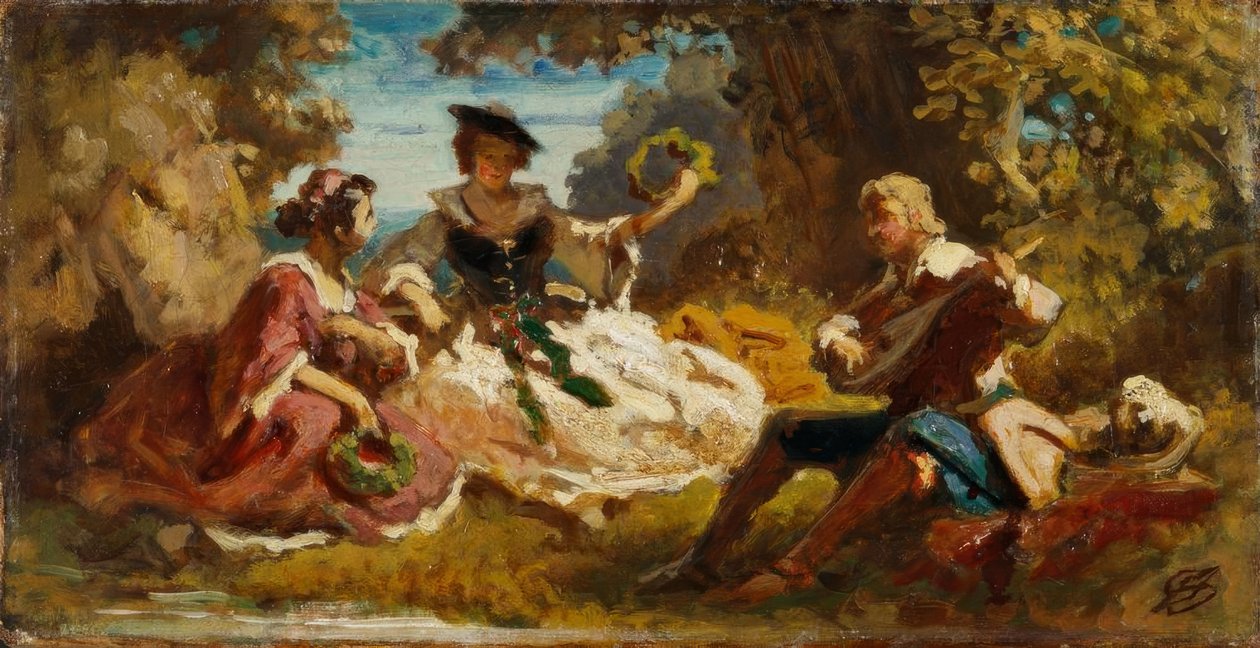 şarkıcının maaşı by Carl Spitzweg
