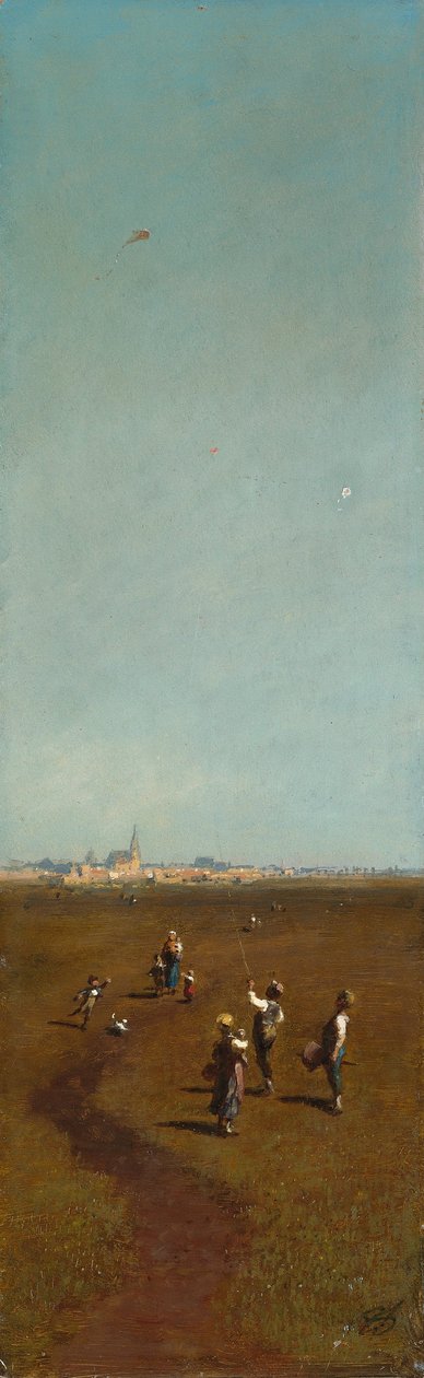 uçurtma uçurmak by Carl Spitzweg