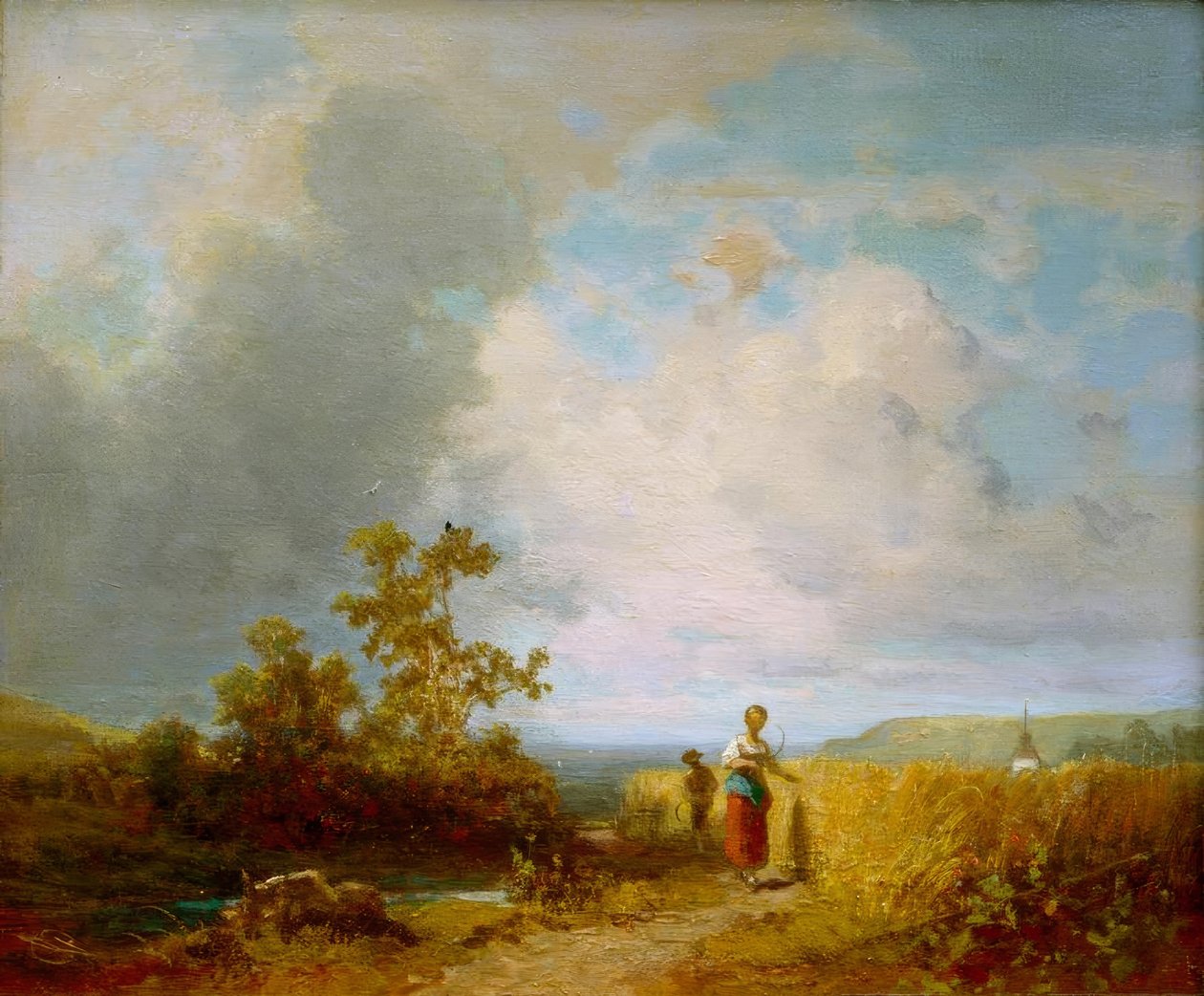 hasatta orakçı by Carl Spitzweg