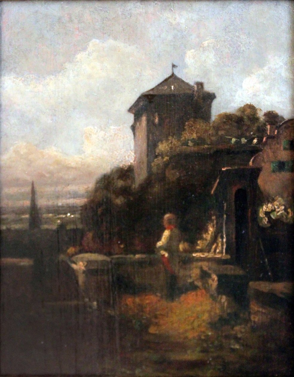 surlardaki nöbetçi by Carl Spitzweg
