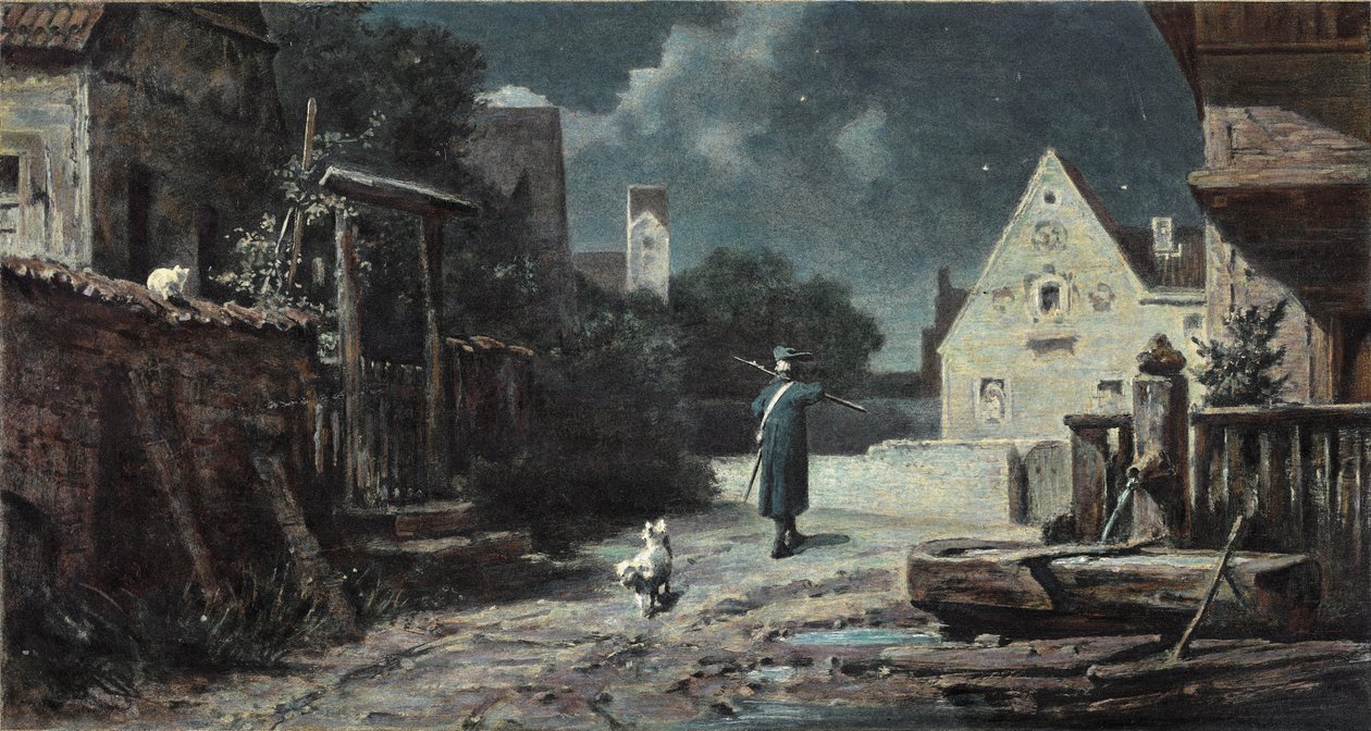 gece bekçisi by Carl Spitzweg
