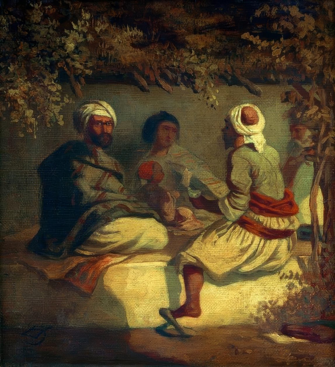 çardaktaki Türkler by Carl Spitzweg