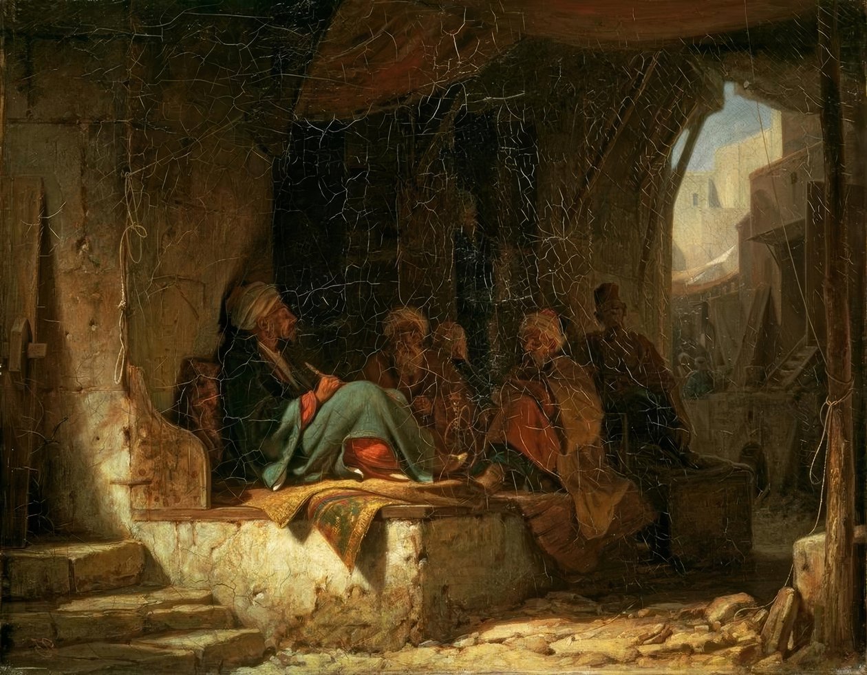 türk kahvesi by Carl Spitzweg