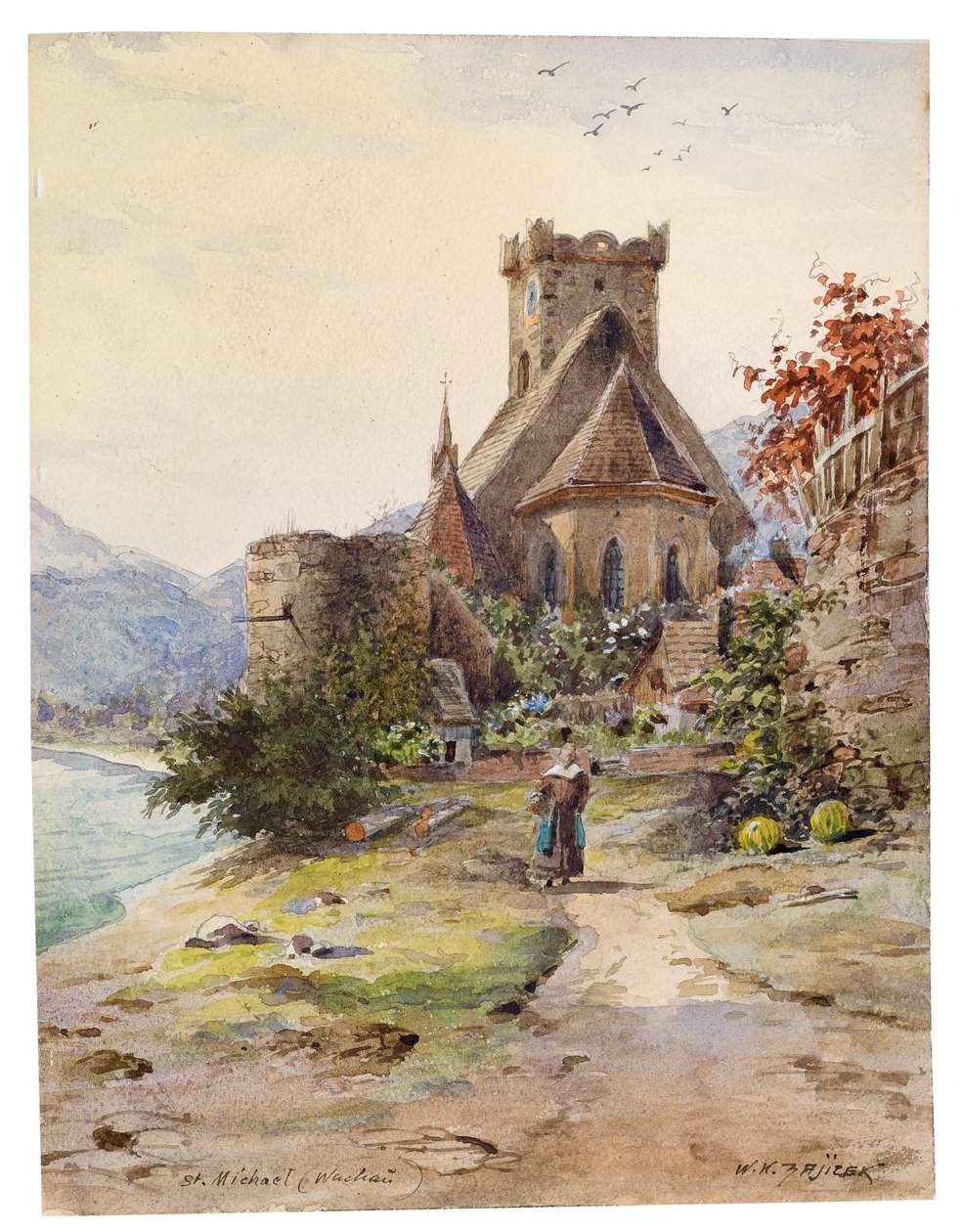Aziz Michael Wachau by Carl Wenzel Zajicek