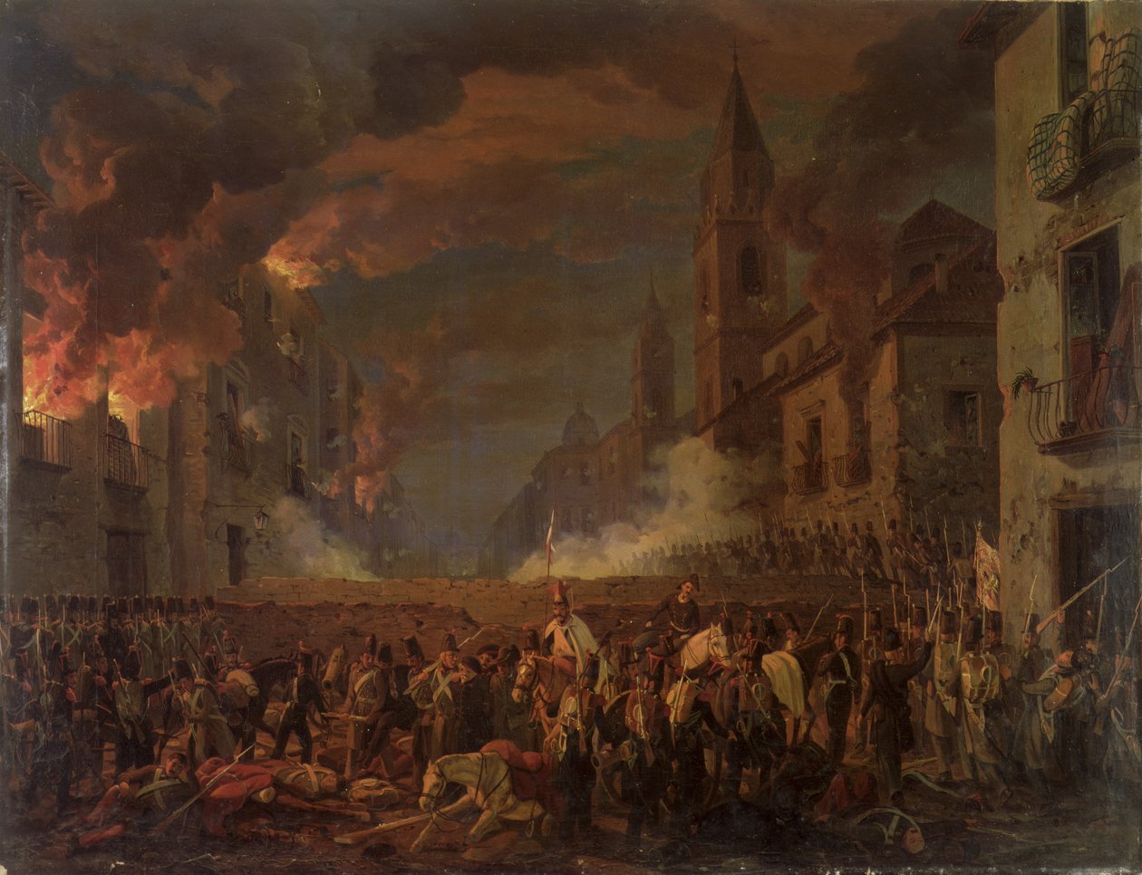 5-6 Nisan 1849 Gecesinde 4. Bern Alayı Tarafından Katanya