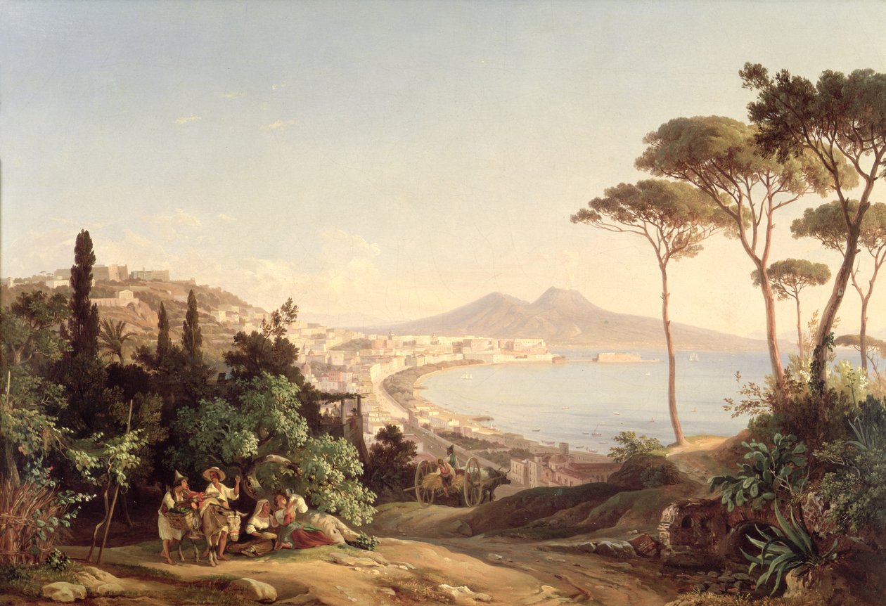 Napoli manzarası, 183738 by Carl Wilhelm Goetzloff