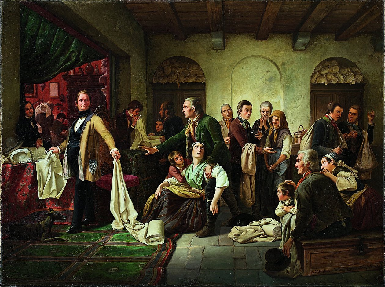 Silezyalı Dokumacılar by Carl Wilhelm Hübner