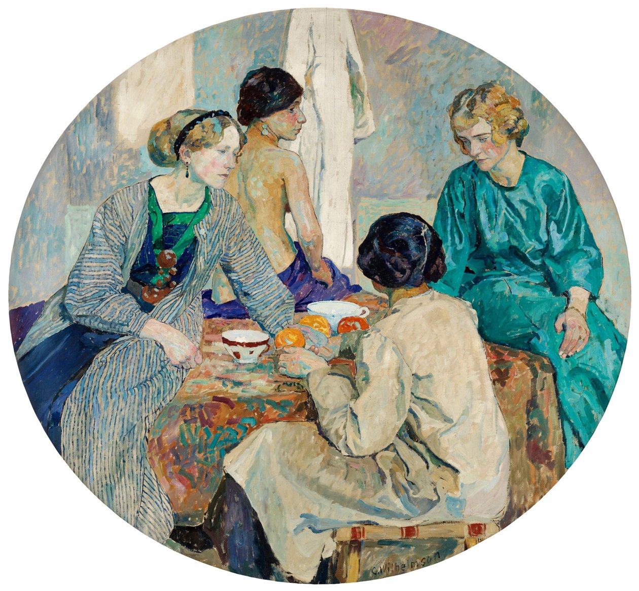 Stüdyoda by Carl Wilhelm Wilhelmson