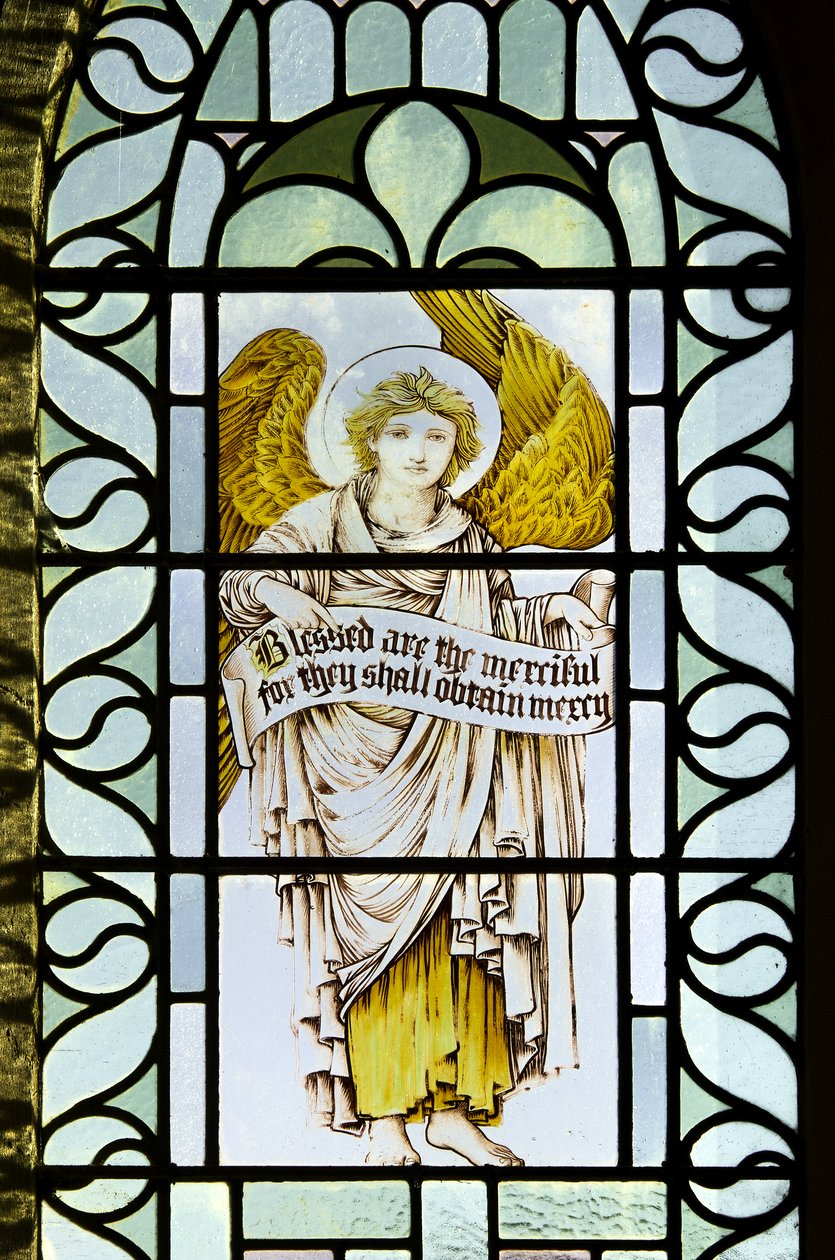 Betws Bledrws, St Bledrws, Shrigley & Hunt (1873-1982), Carl Almquist, Parşömenli Melek, 1887 by Carl Almquist