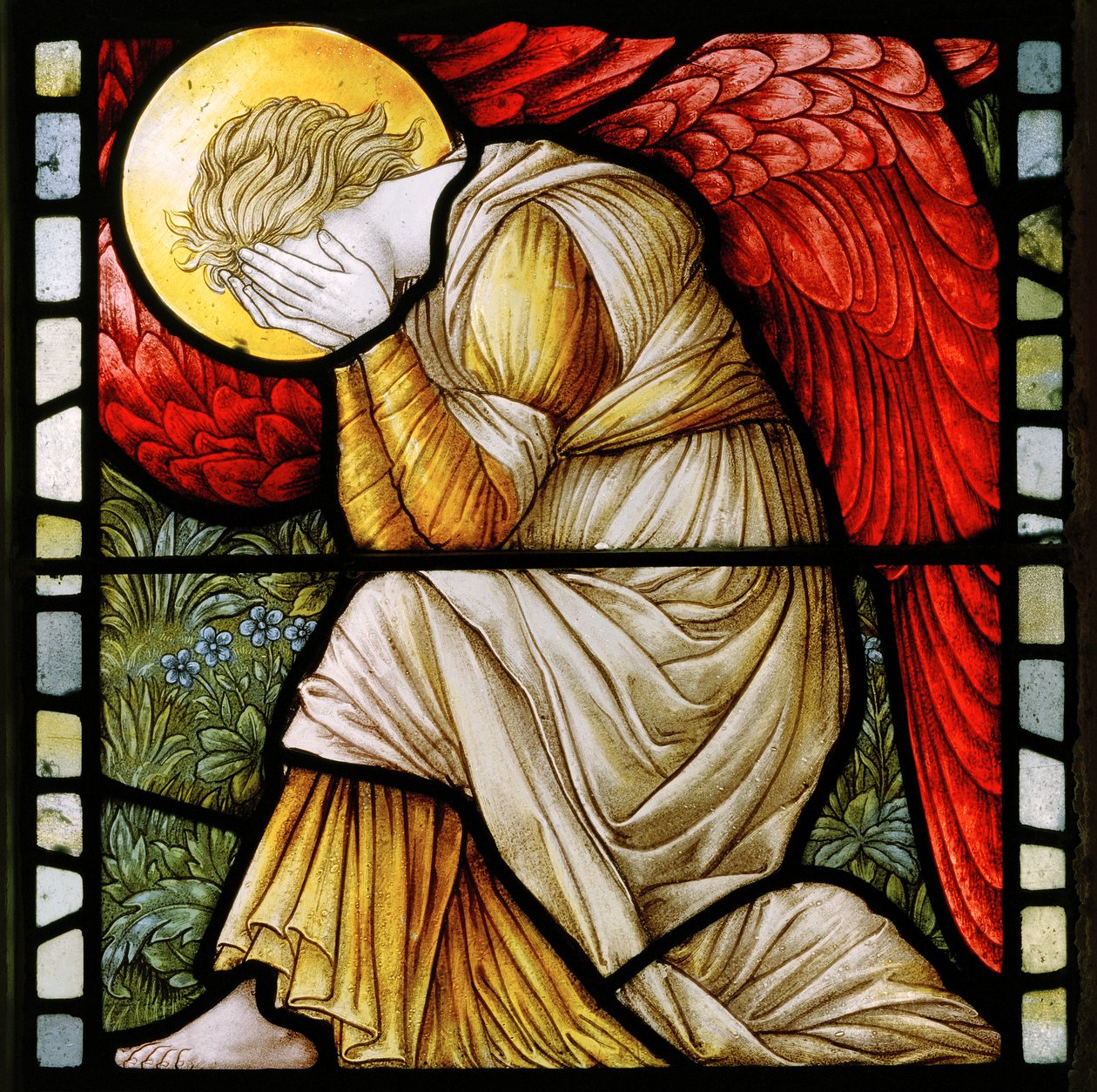 Betws Bledrws, St Bledrws, Shrigley & Hunt (1873-1982), Carl Almquist, Ağlayan Melek, 1886 by Carl Almquist