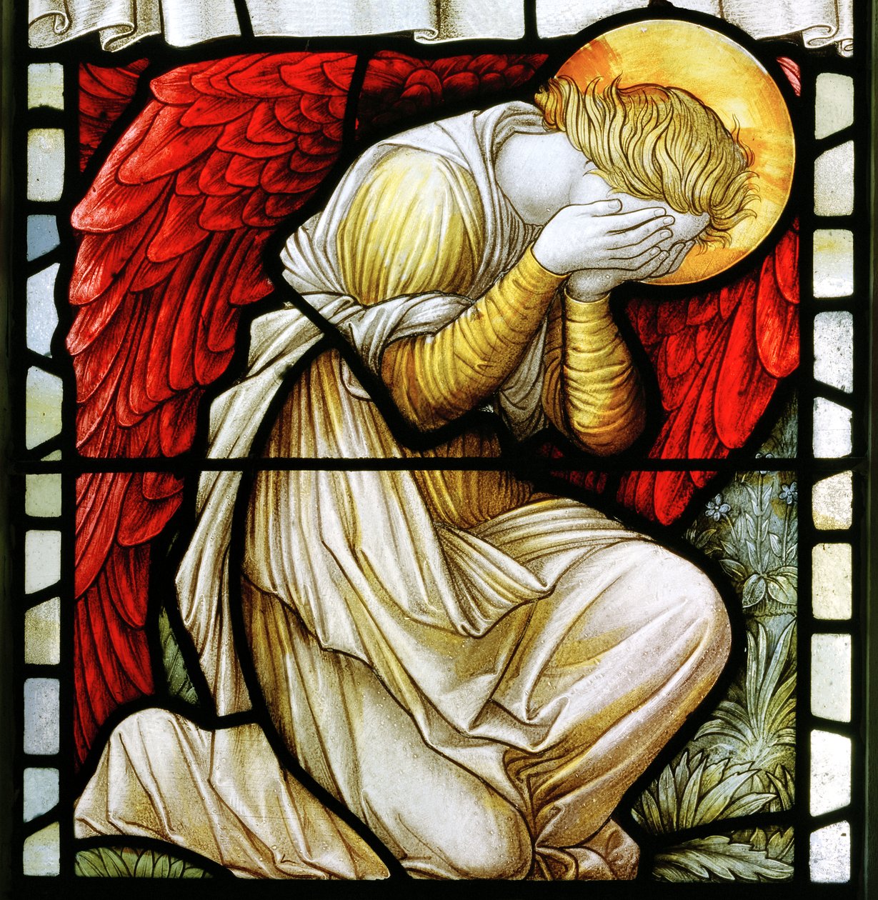 Betws Bledrws, St Bledrws, Shrigley & Hunt (1873-1982), Carl Almquist, Ağlayan Melek, 1886 by Carl Almquist