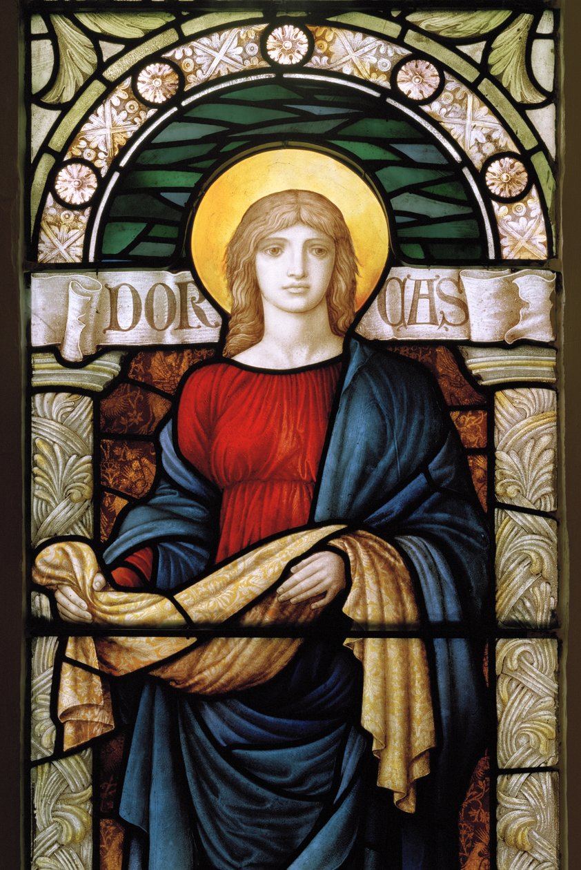 Dorcas, 1887 (vitray) by Carl Almquist