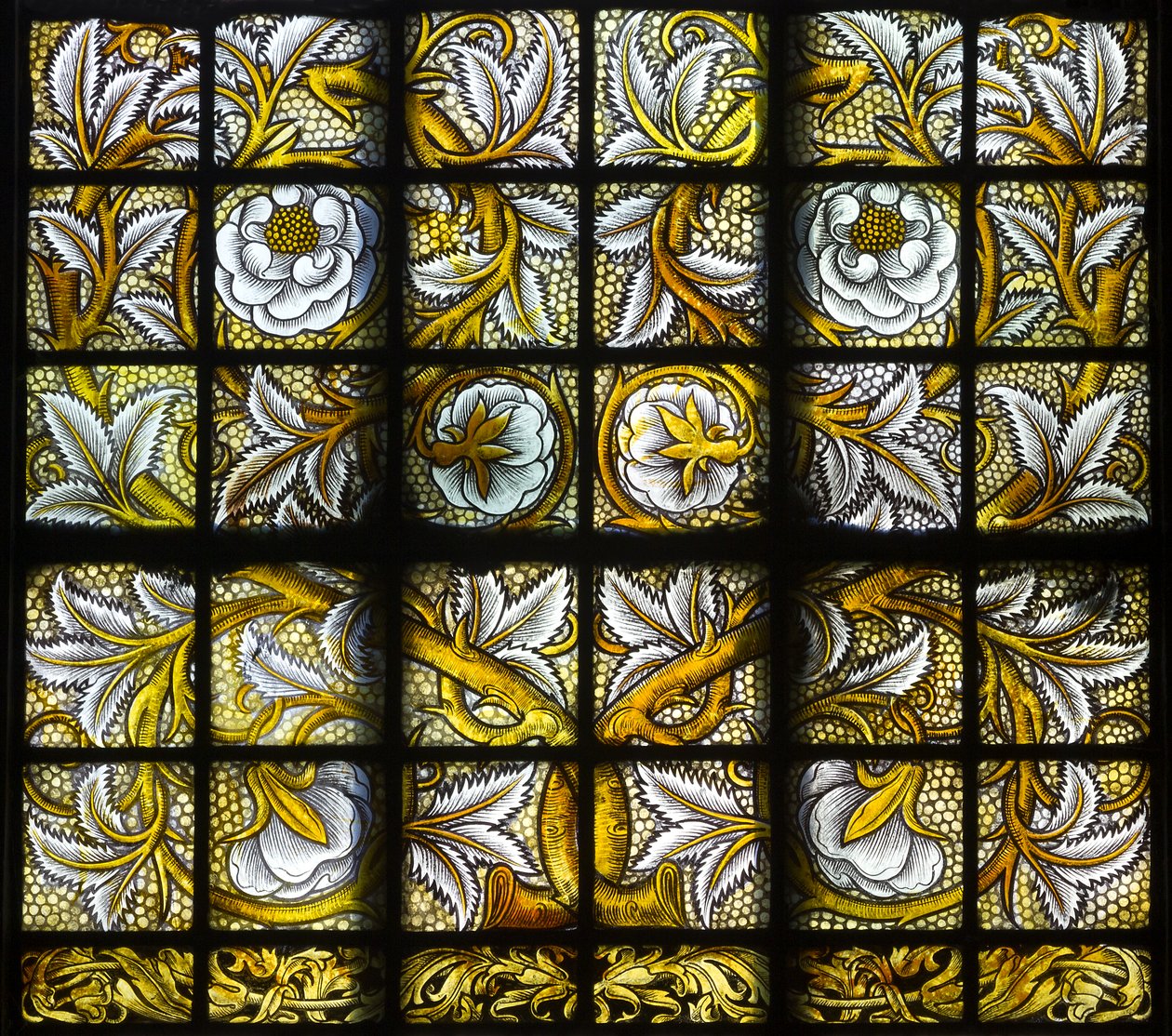 Foliate Ocakları, 1884 (vitray) by Carl Almquist
