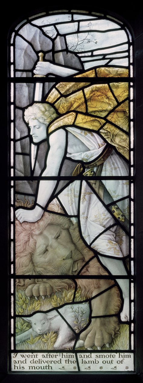Over Wyresdale, Christ Church, Shrigley & Hunt (1873-1982), Carl Almquist, The Shepherds Church, Shepherd, Sheep, 18 by Carl Almquist