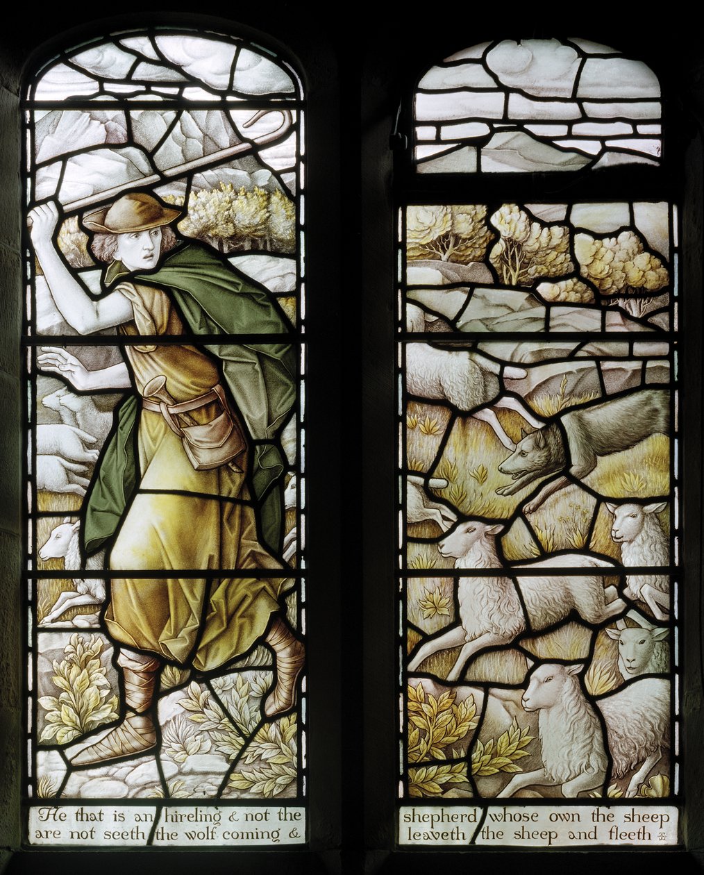 Over Wyresdale, Christ Church, Shrigley & Hunt (1873-1982), Carl Almquist, The Shepherds Church, Shepherding, Sheep, 18 by Carl Almquist