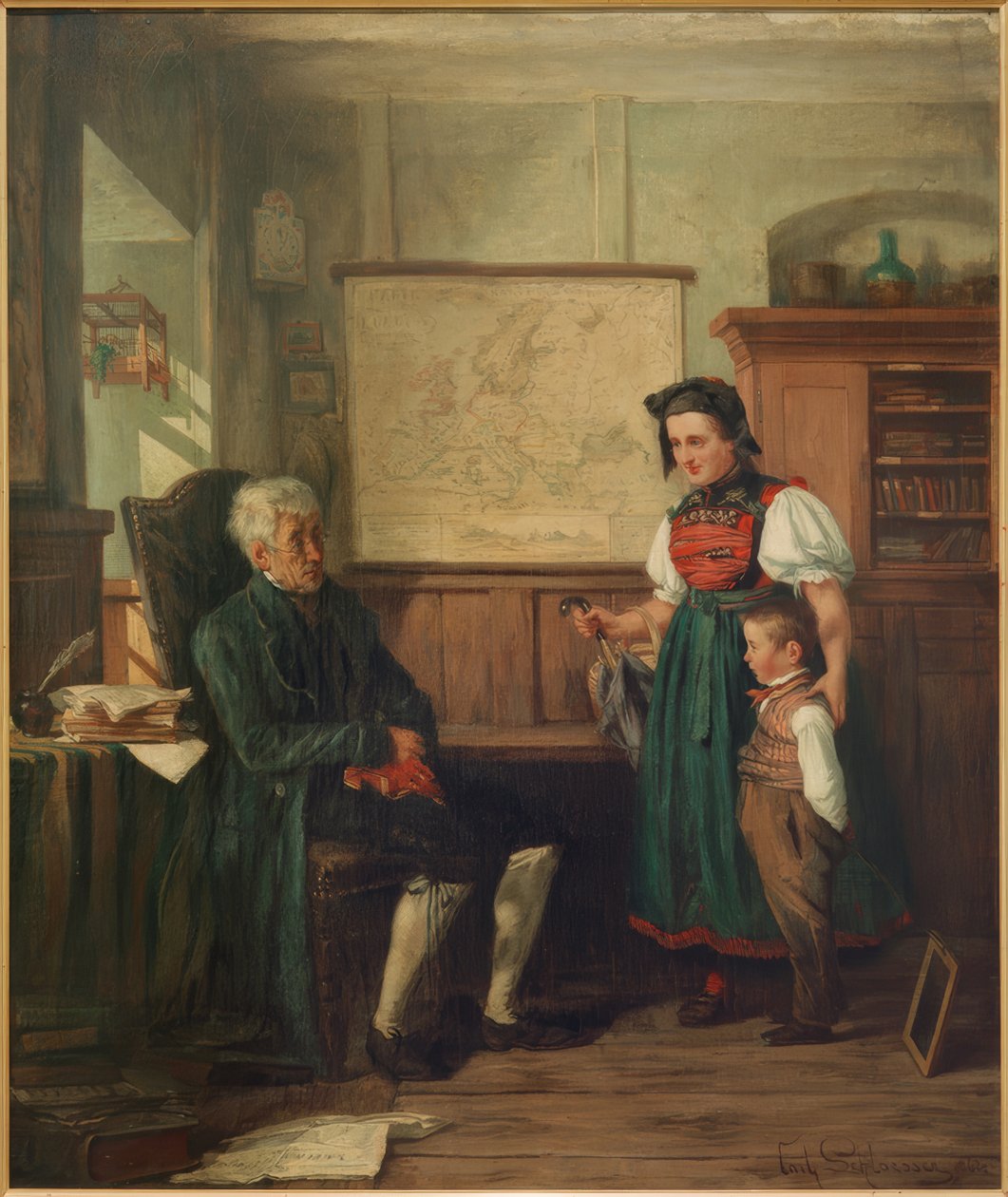 İlk ders by Carl Bernhard Schlösser