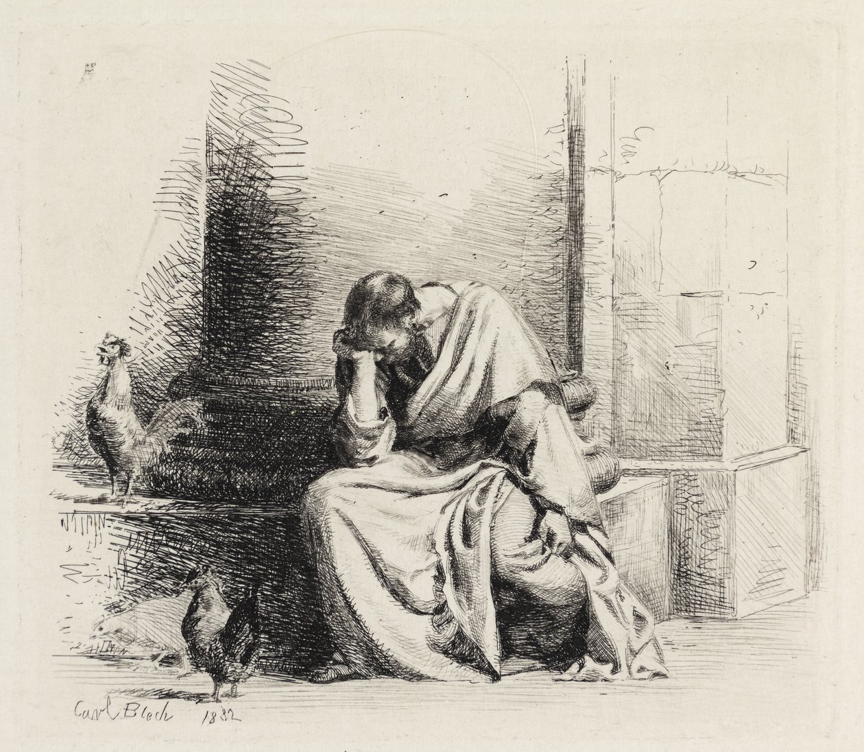 Pişman olan Peter by Carl Bloch